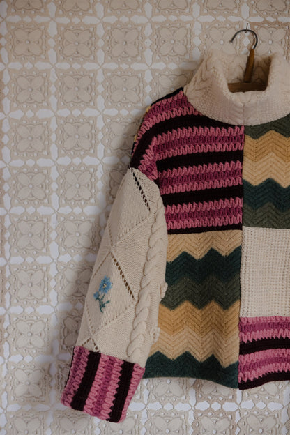 The Patchwork Pullover | Short 6/8