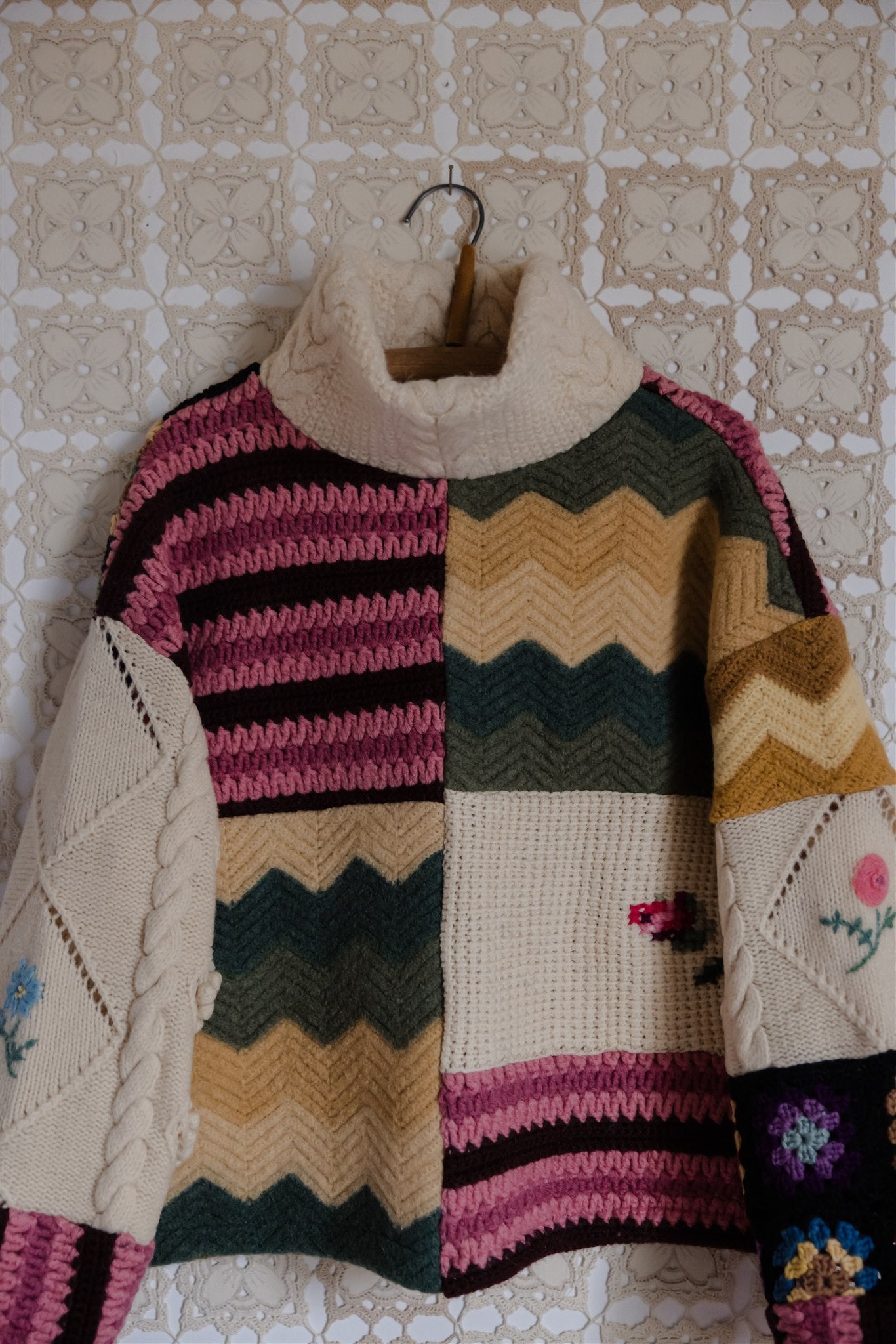 The Patchwork Pullover | Short 6/8