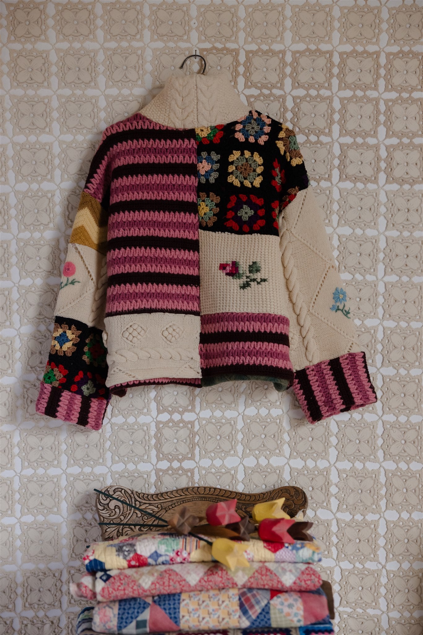 The Patchwork Pullover | Short 6/8