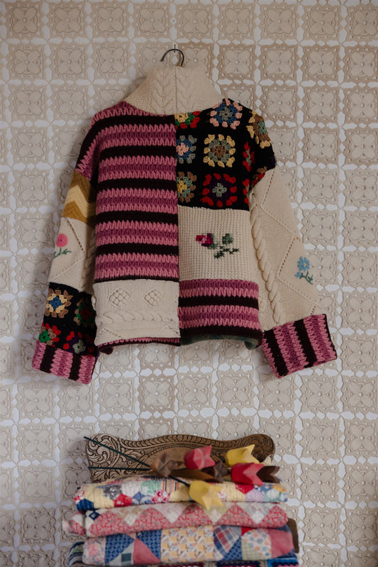 The Patchwork Pullover | Short 6/8