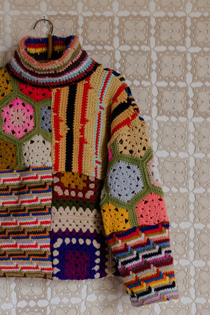 The Patchwork Pullover | Short 7/8