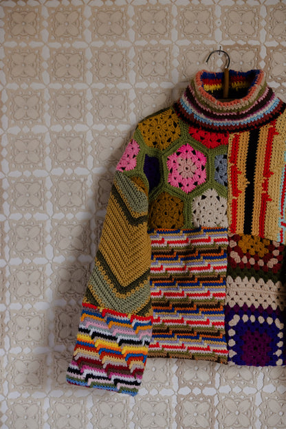 The Patchwork Pullover | Short 7/8