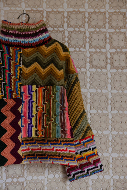 The Patchwork Pullover | Short 7/8