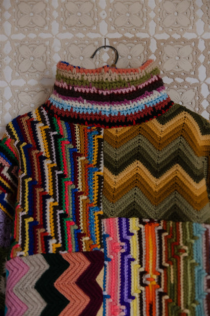 The Patchwork Pullover | Short 7/8