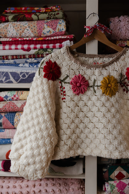 The Mariposa Pullover 3/8