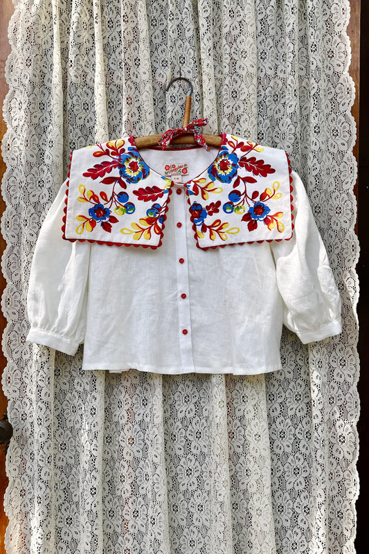 East Village Painters Blouse 7/16