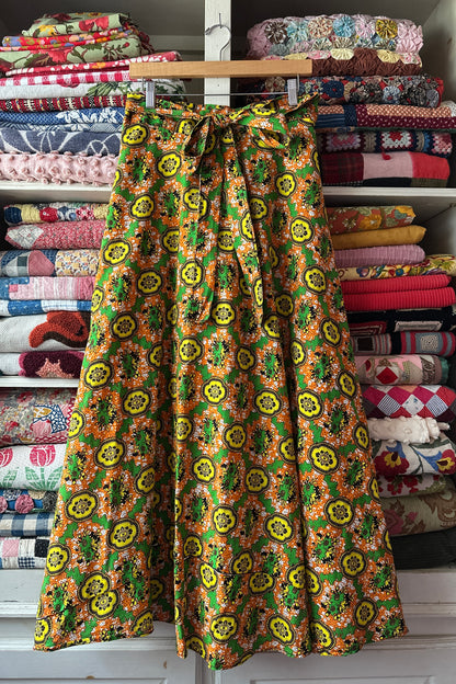 Vintage Wrap Skirt