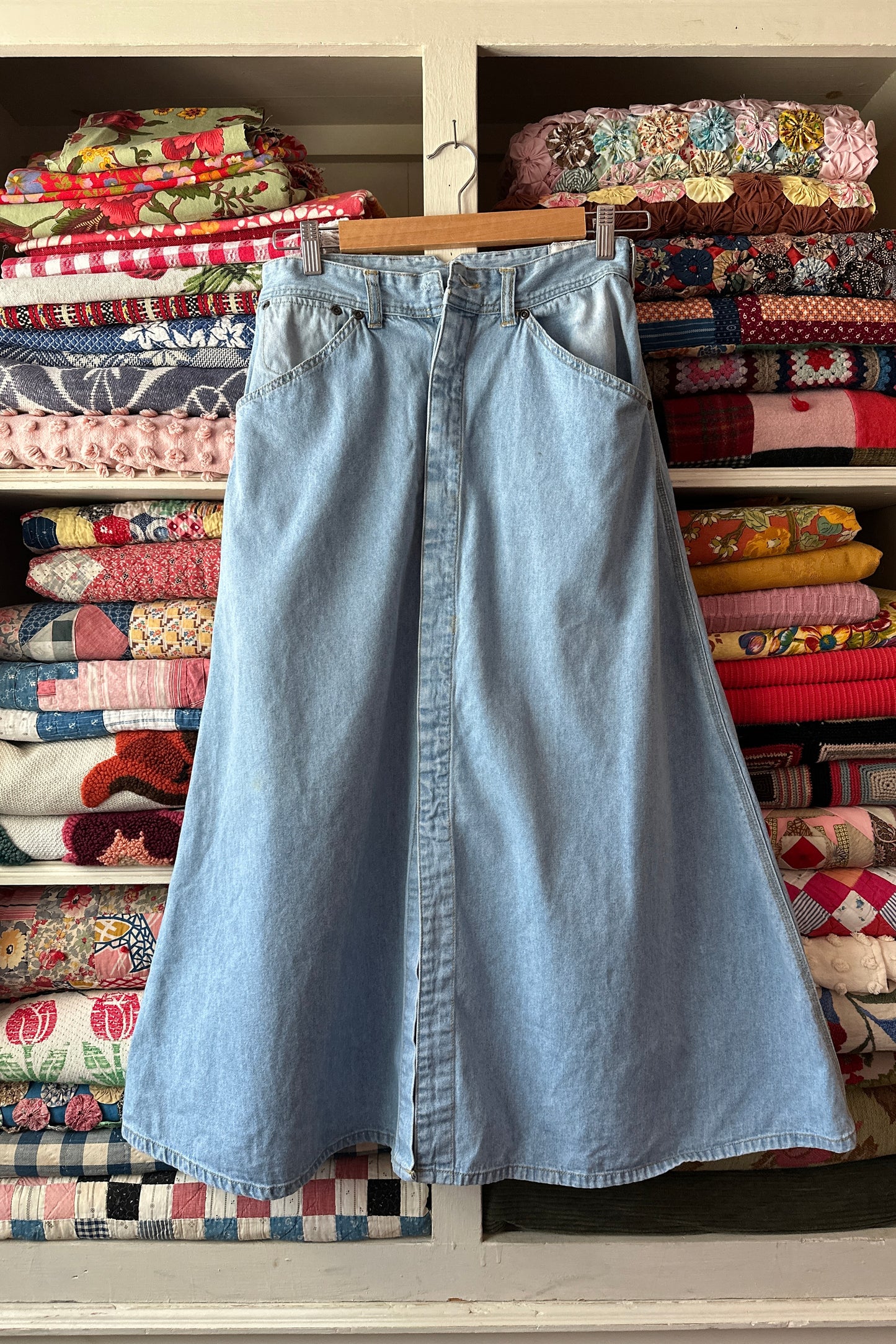 Vintage Jean Skirt