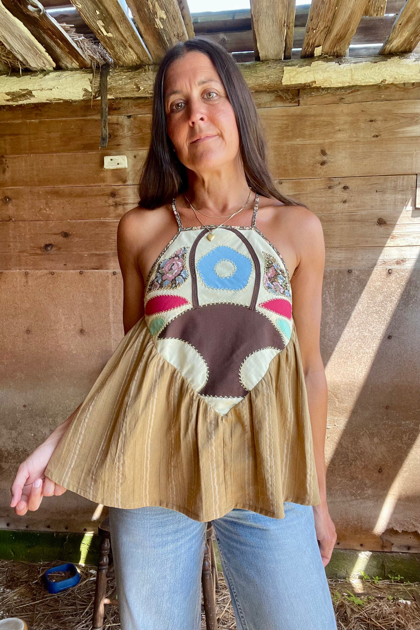 The Quilt Block Camisole | Flower Basket