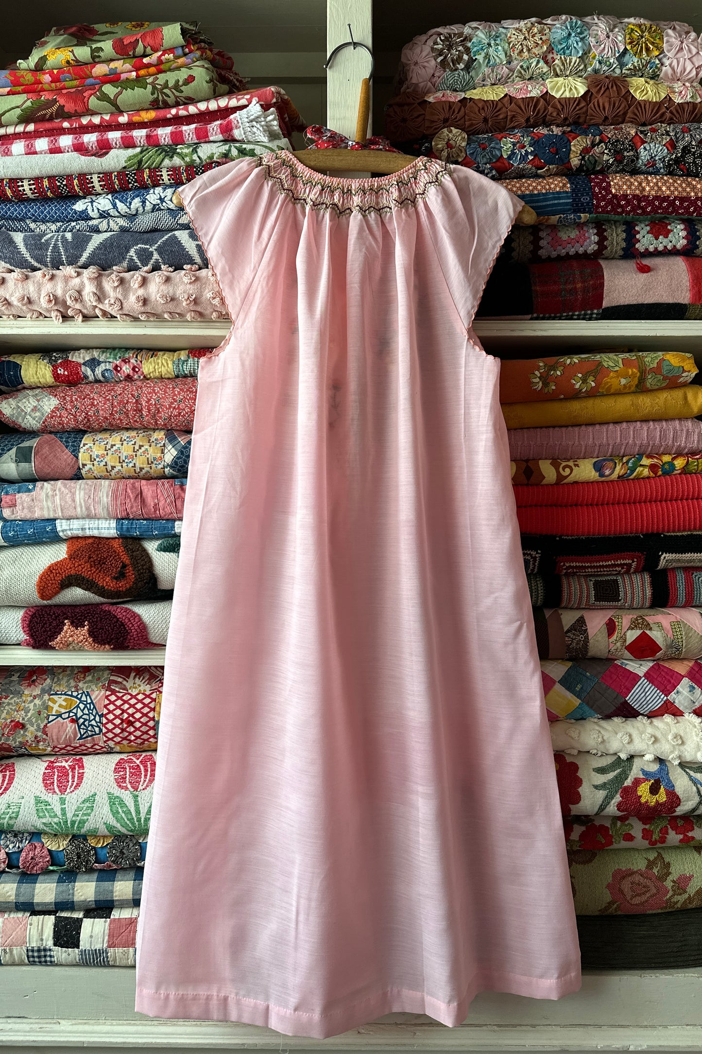 Pink Smock Dress