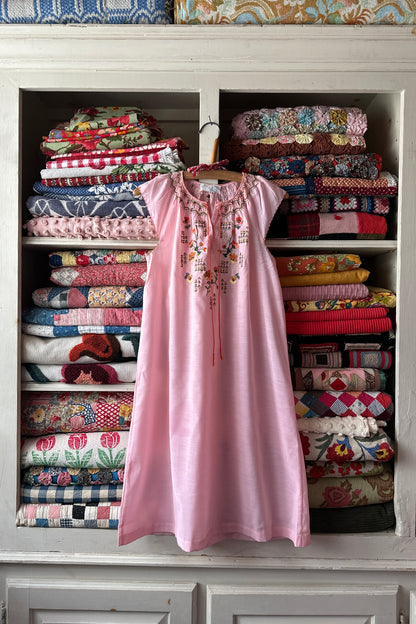 Pink Smock Dress