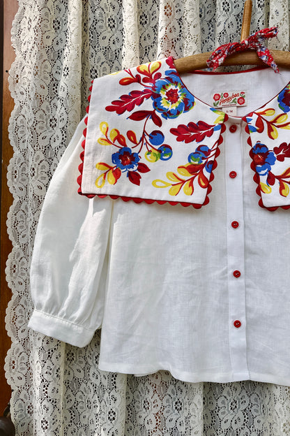 East Village Painters Blouse 7/16