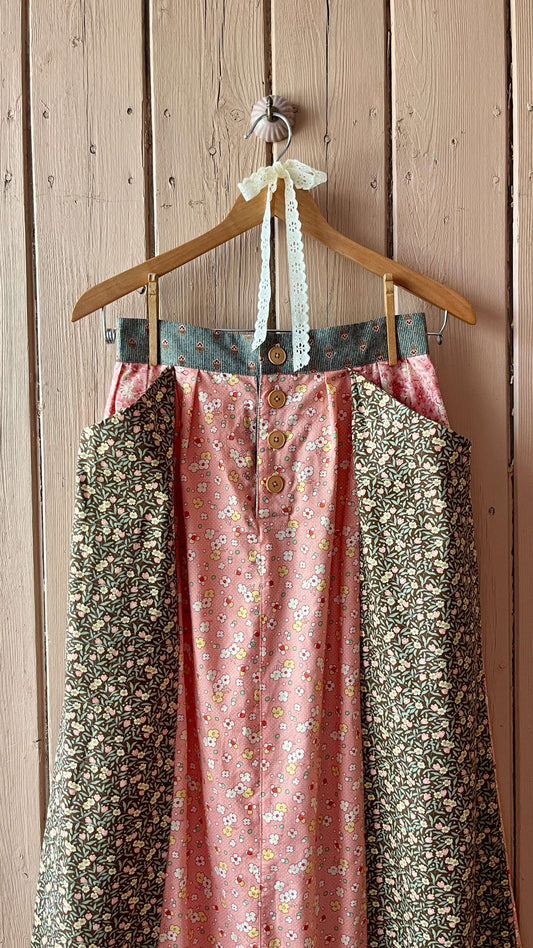 The Strawflower Skirt | Pink + Brown