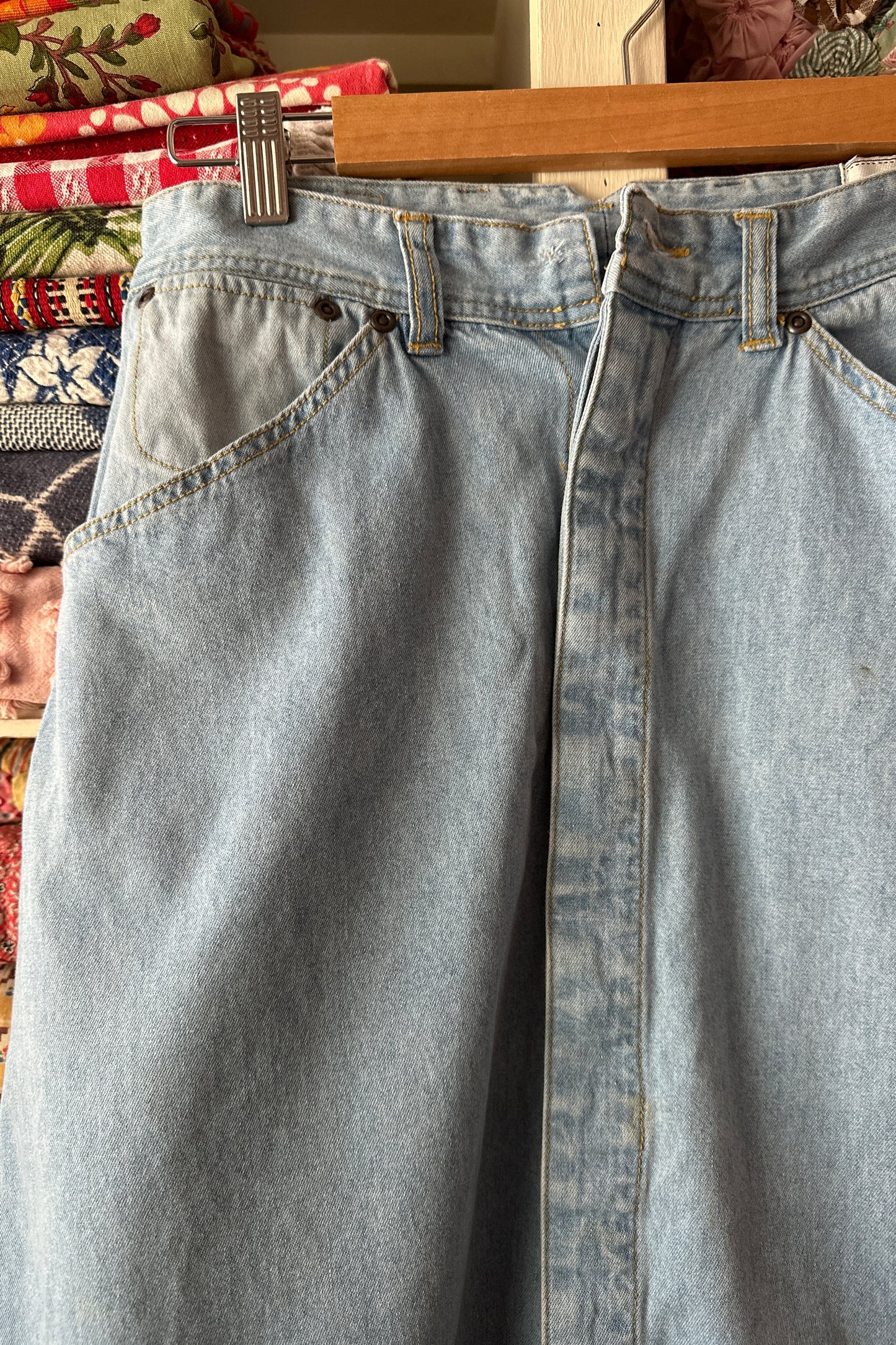 Vintage Jean Skirt
