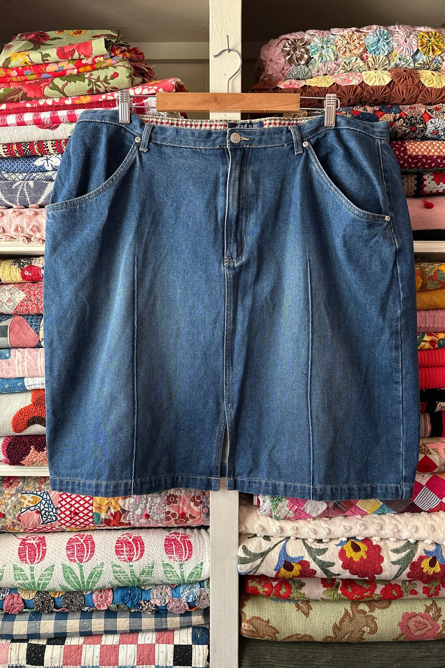 Denim Mini Skirt