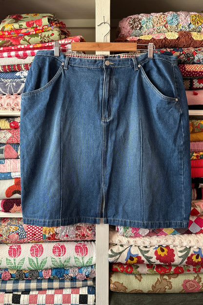 Denim Mini Skirt