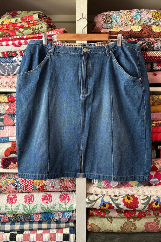 Denim Mini Skirt