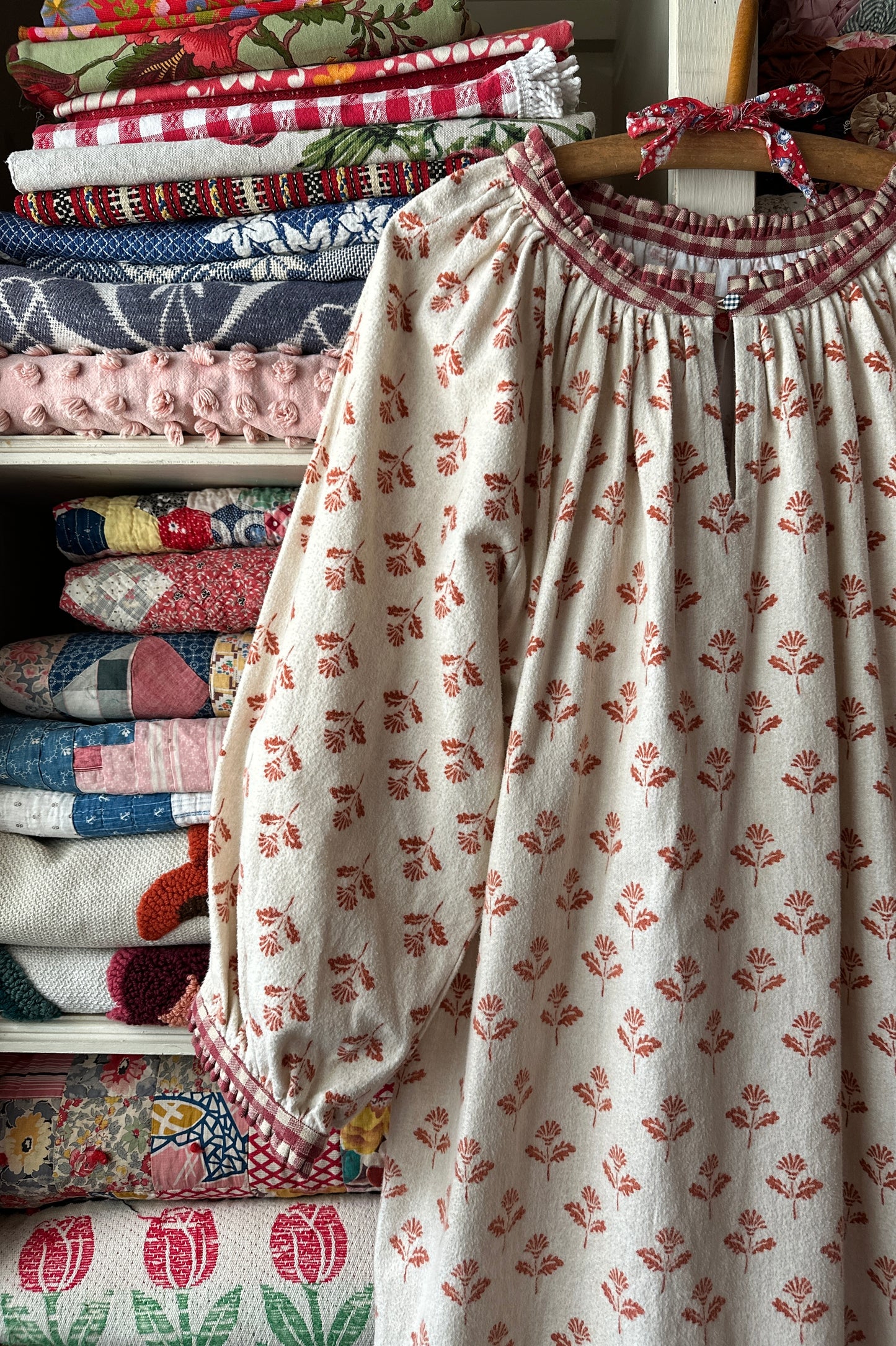 Flannel Clara Blouse