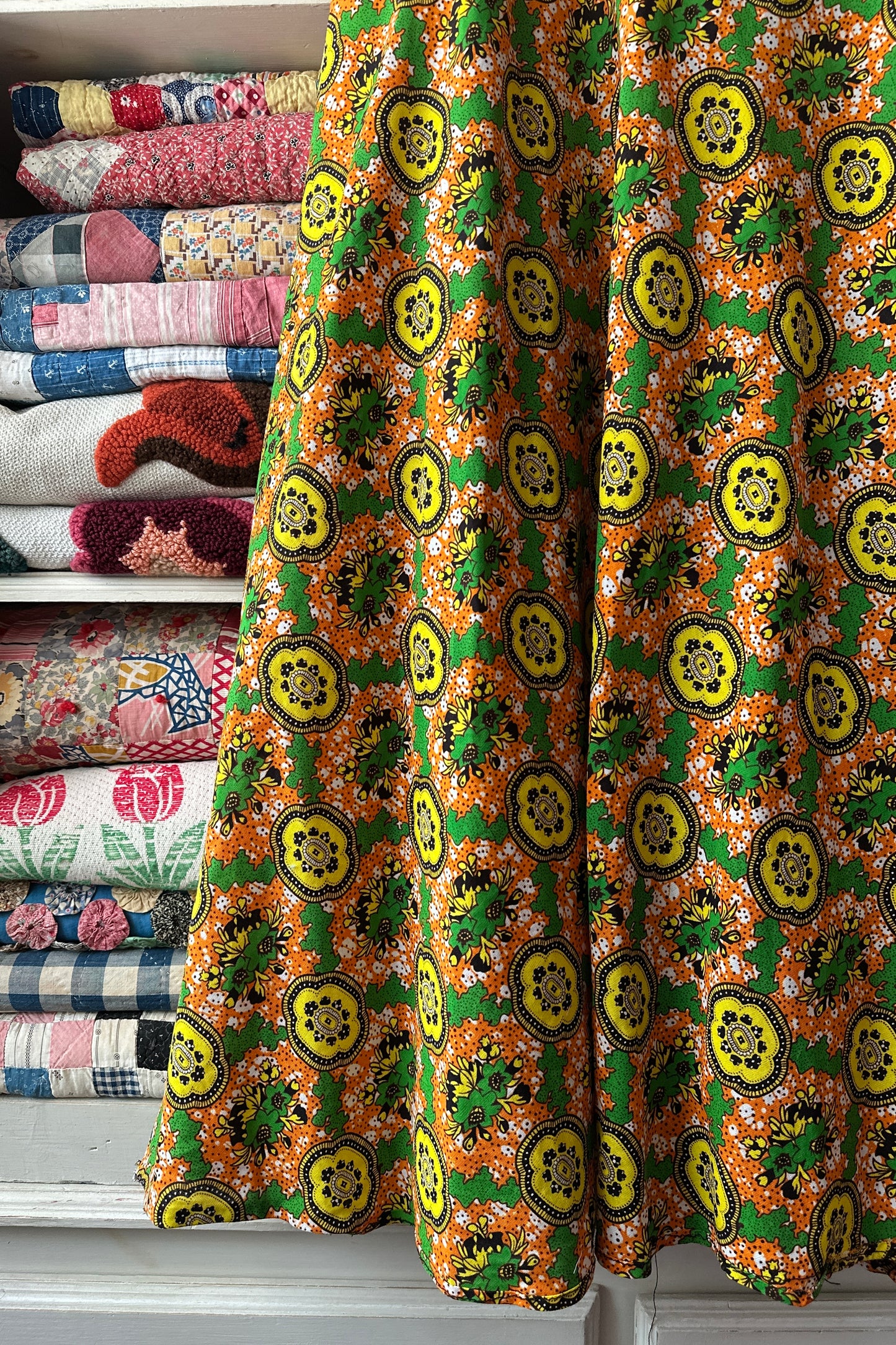 Vintage Wrap Skirt