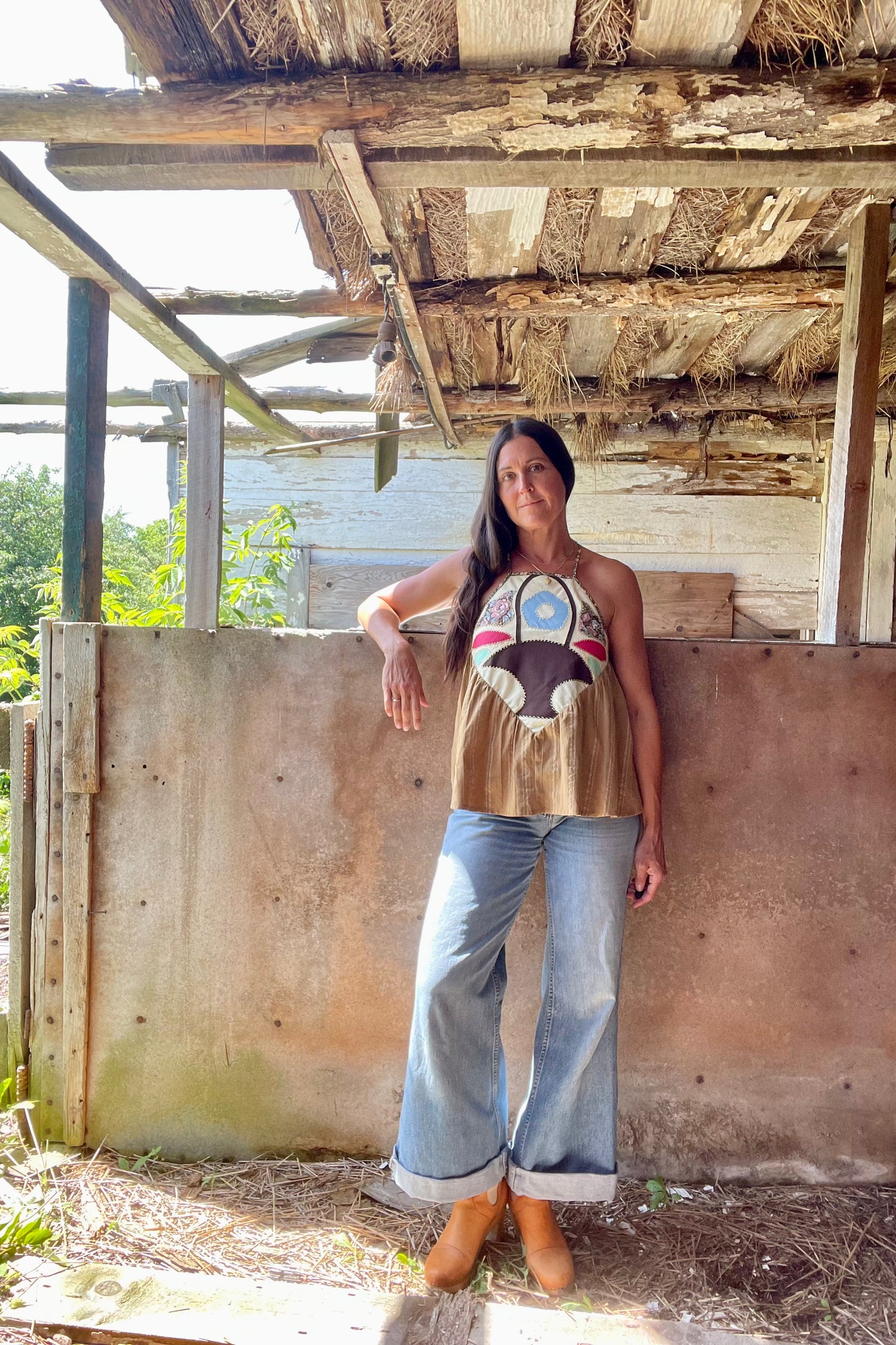The Quilt Block Camisole | Flower Basket