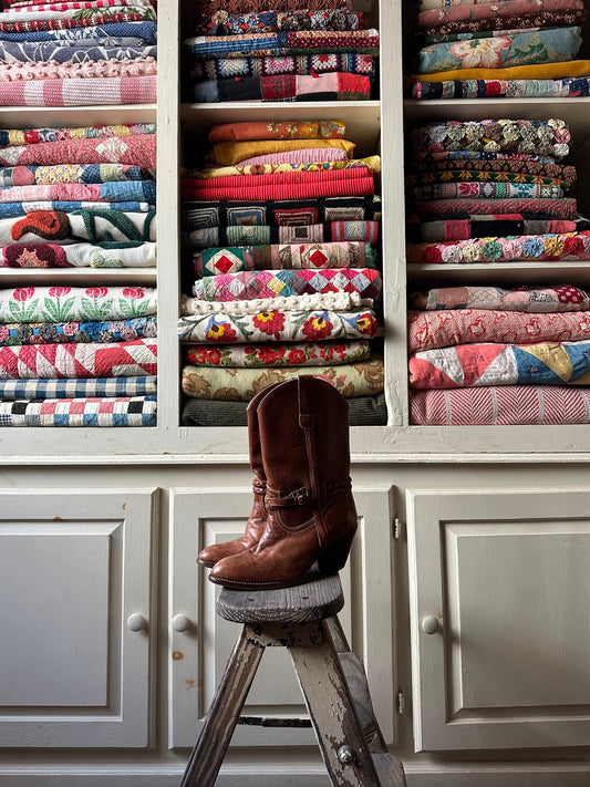 Braided Western Boots