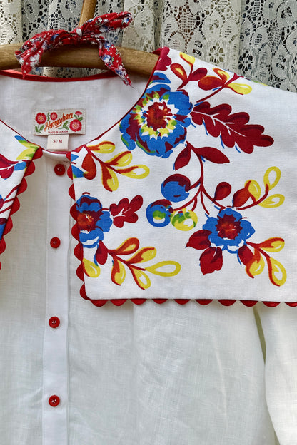 East Village Painters Blouse 7/16
