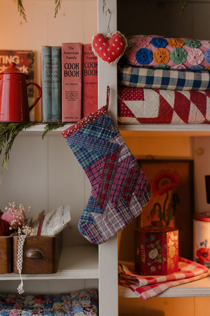 HEIRLOOM QUILT STOCKING | SMALL