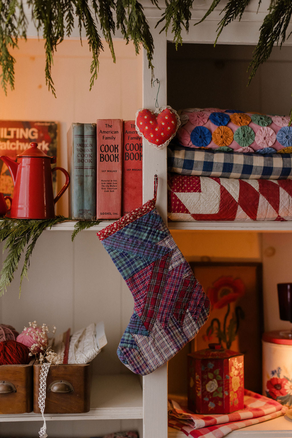 HEIRLOOM QUILT STOCKING | SMALL