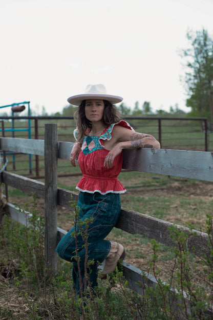 The Molly Top in Reunion Patchwork